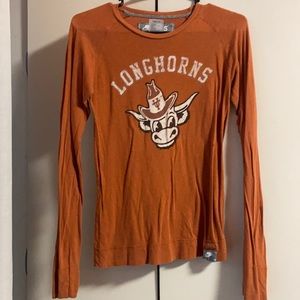 vintage nike texas long horns fitted long sleeve